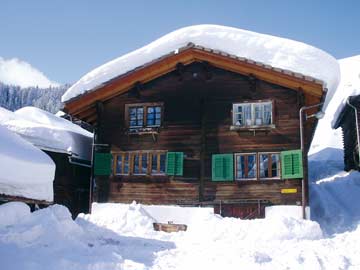 Ferienhaus bei Disentis - Wintermärchen am Lukmanier-Pass